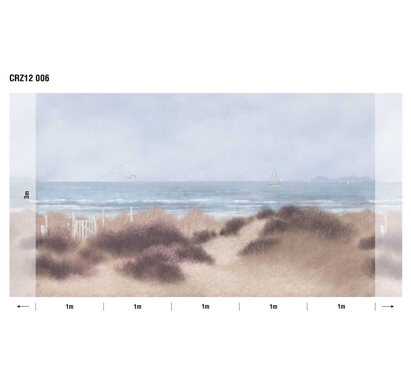 Панно Luna Круиз Утро на пляже CRZ12 006 3×5 Панно Luna Круиз Утро на пляже CRZ12 006 3×5